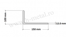 Cornier zincat 150x100x12 mm 1
